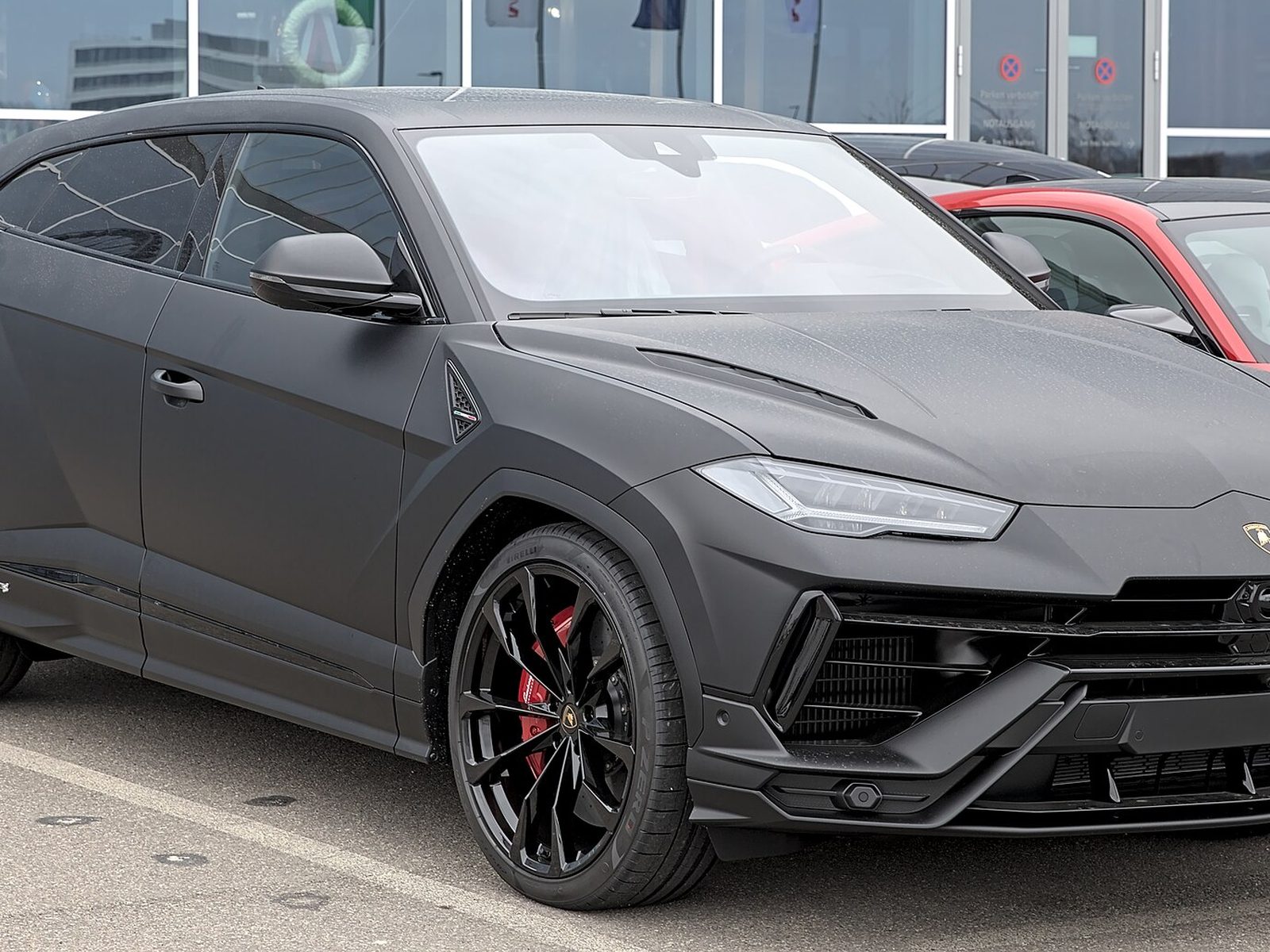 Matte grey Lamborghini Urus