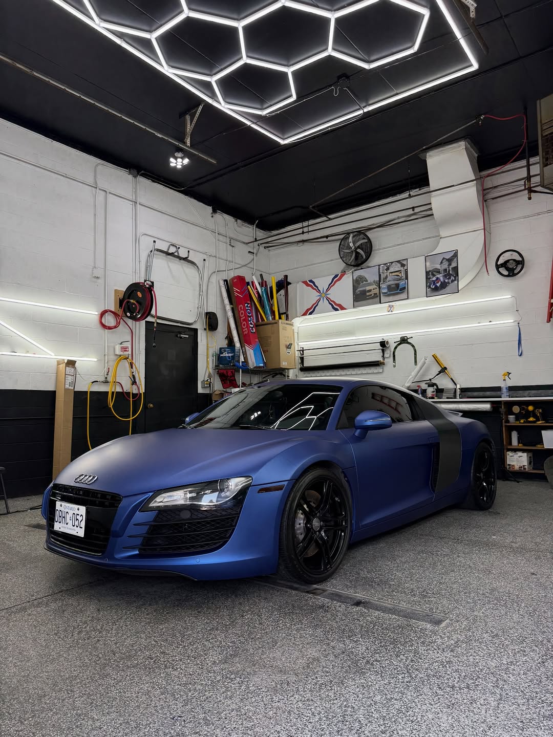 Audi R8 in 3M matte metallic blue 💙