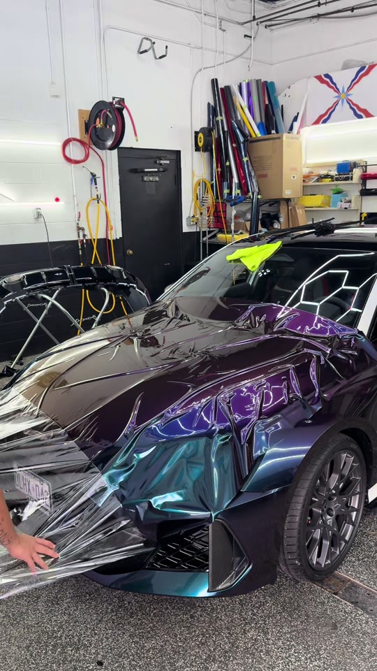 Colourflip wrap on this beautiful Audi RS3 😮💨🔥